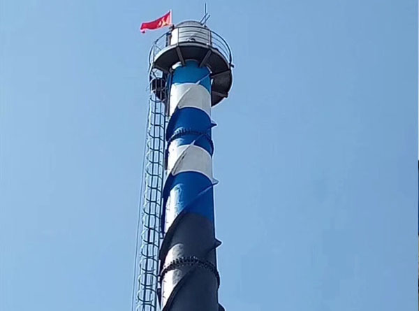 煙囪防腐工程在操作過程中謹(jǐn)防天氣影響