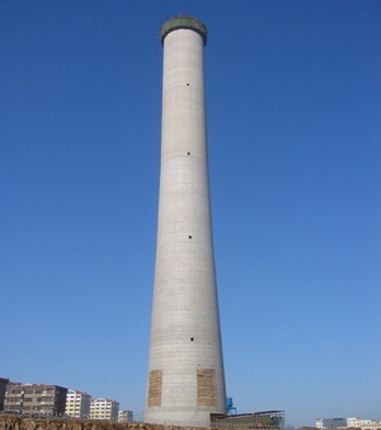 煙囪防腐施工后變色應(yīng)該怎么處理？